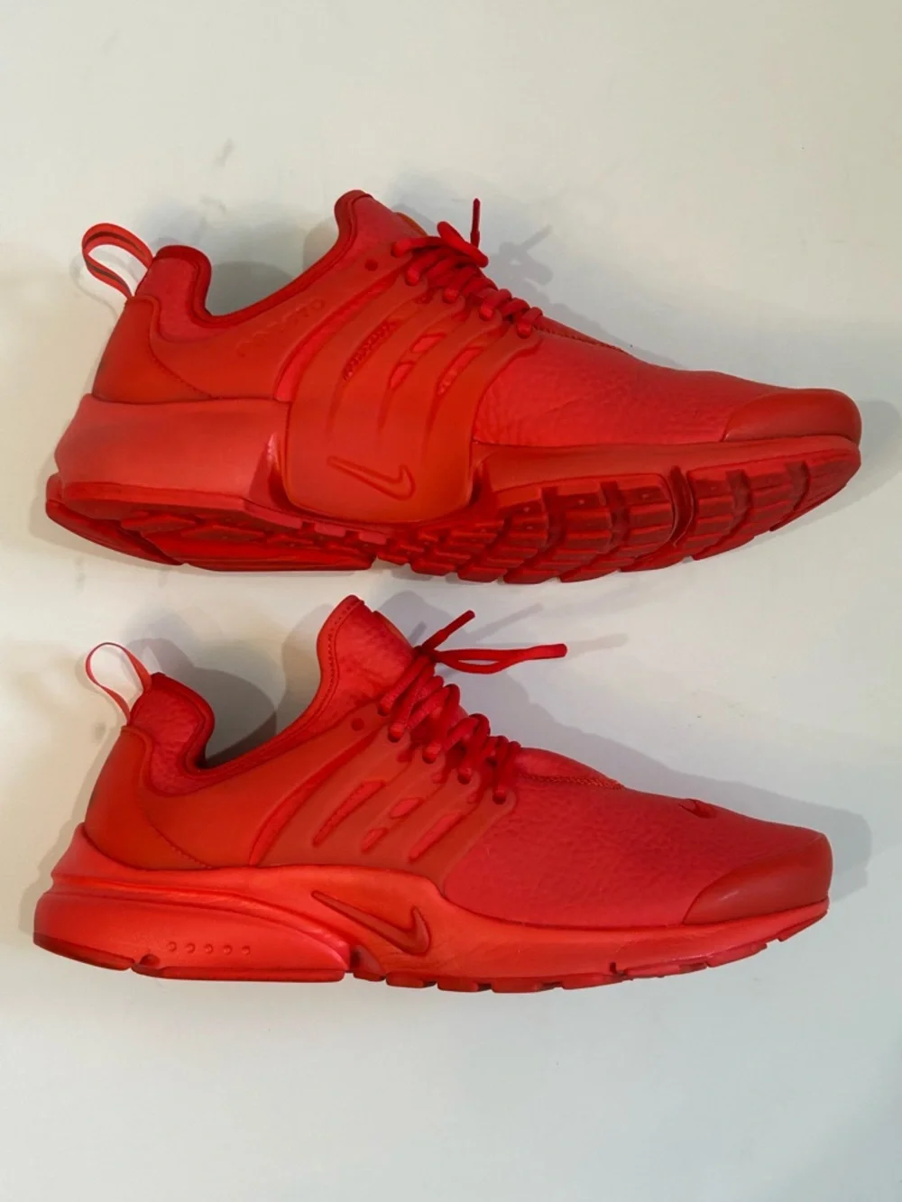 NIKE Air Presto Premium ‘University Red’ (878071-809)-Women’s size 10/Men’s 8.5 - Picture 2 of 9